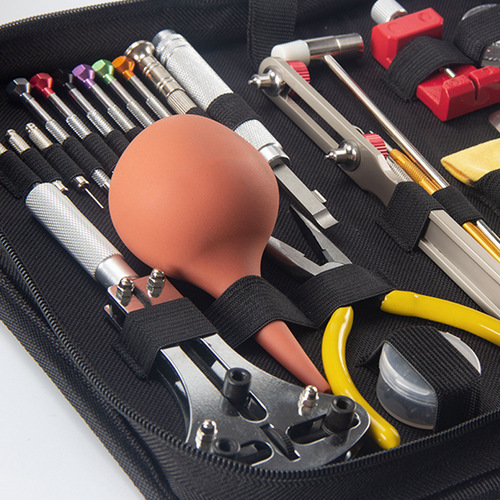 Watch repair tools, remove the watch chain, open the back cover and press the cover, novice watch repair tools, complete set of movement repair and maintenance