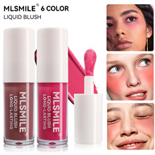 跨境彩妆MLSMILE6色液体腮红 持久多功能高光修容水润遮瑕腮红