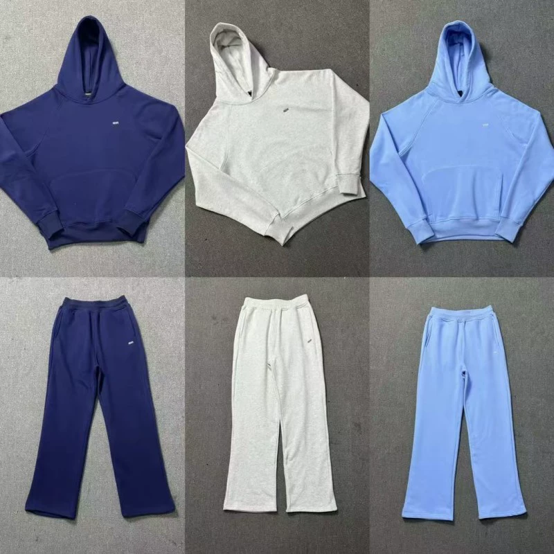 Оптовый экспорт модного бренда 6PM Drill с вышитыми буквами, хип-хоп худи с флисовой подкладкой и повседневный костюм с брюками для мужчин