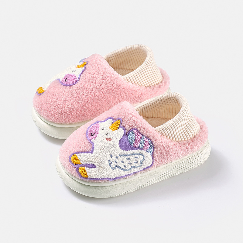 Happy Mary, zapatillas de algodón para niños, zapatillas de suelo para niños, zapatillas de algodón para niños, zapatillas de tacones para bolsas para niños