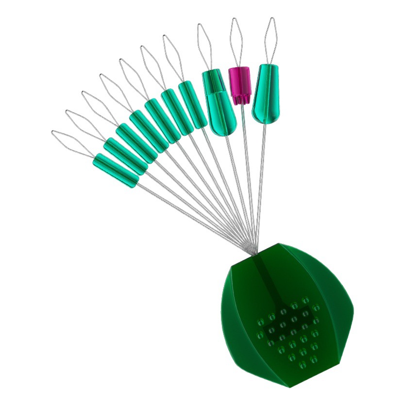 Space Bean 7+2 Bulk Silicone Fishing Gear Fishing Accessories Anti-tangling Bean Top Bean Space Bean Large Quantity Wholesale Fishing Gear
