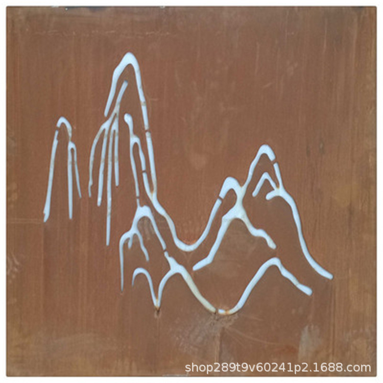 现货耐候板可来图雕刻Q345NH景观耐候钢板 建筑装饰用耐候板