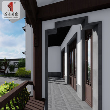 古建门楼门套线中式仿古砖青砖文化砖仿古街牌坊门楼垭口线门套线