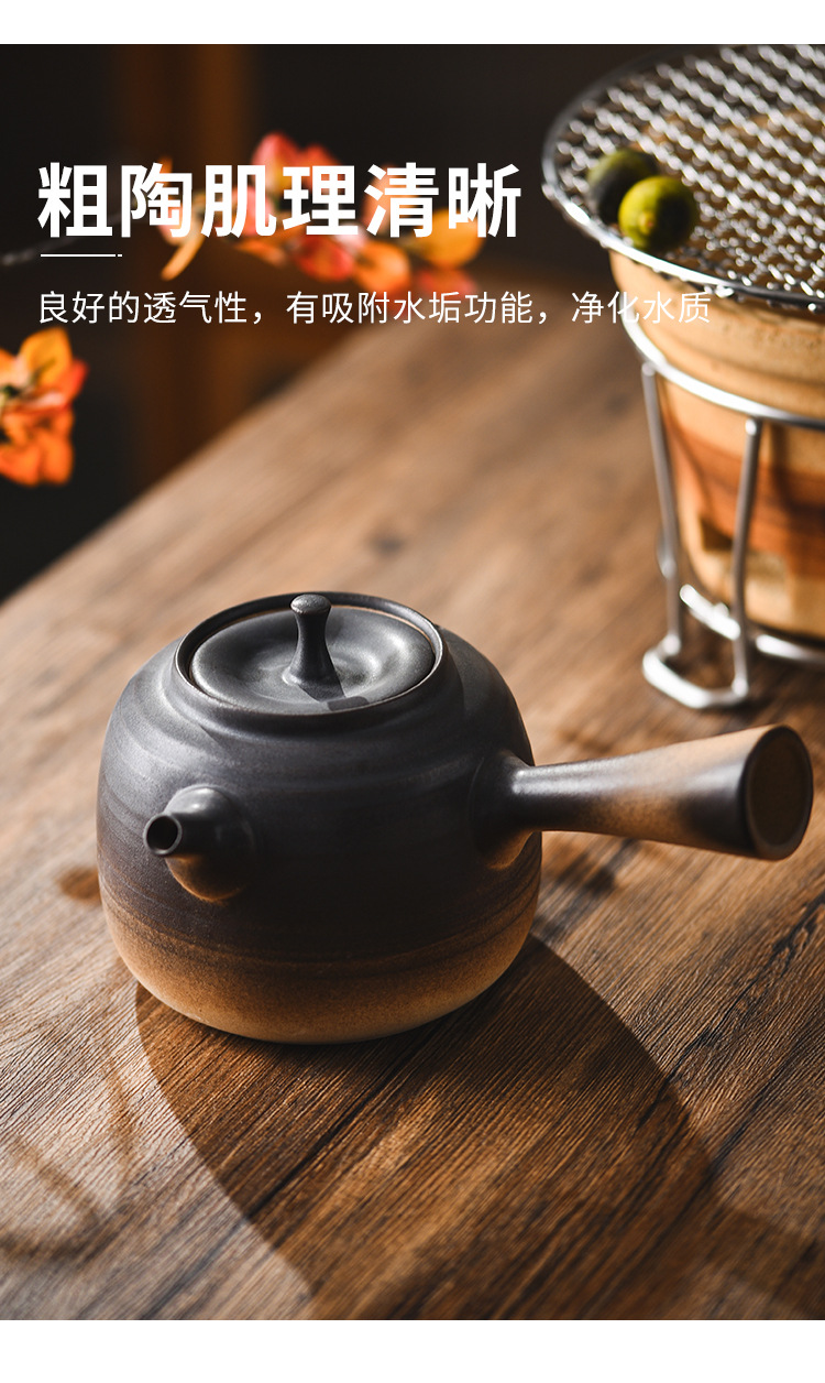 围炉煮茶陶土炭炉日式户外老式打边炉火锅家用围炉红泥酒精烧烤炉 pic 6