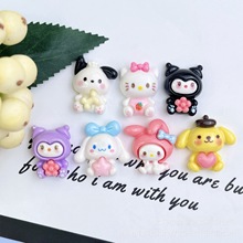 全系可爱动物卡通糖果奶糖卡比亮面树脂配件洞洞鞋手机壳发夹饰品