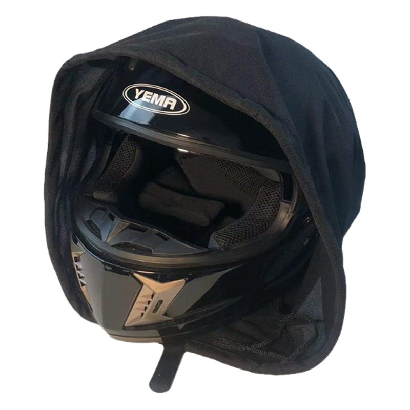 Bolsa negra para casco integral prefabricada, bolsa para casco de vehículo eléctrico, bolsa antipolvo para casco de motocicleta, bolsa de almacenamiento