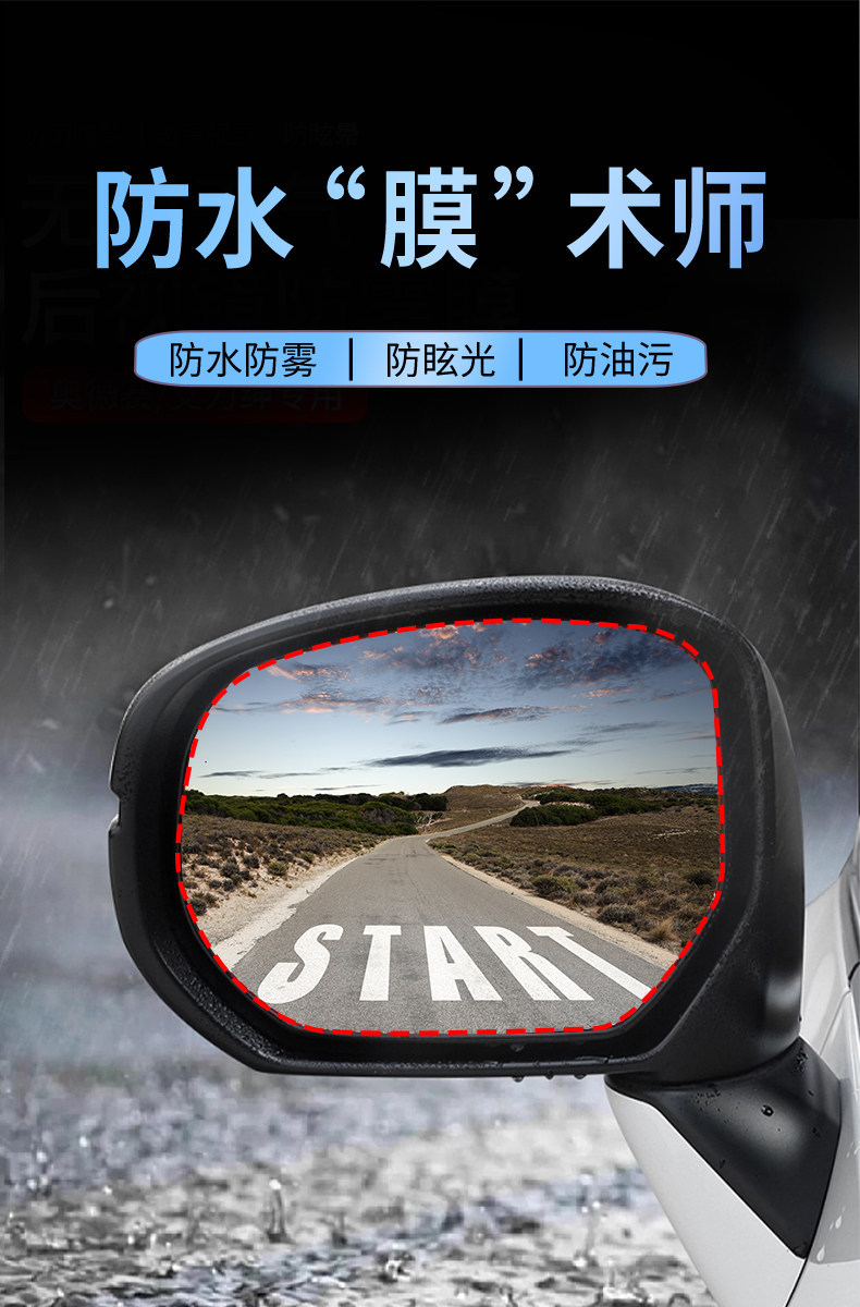 Rearview Mirror Anti-Rain Film