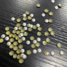 服装服饰立体图案烫钻烫图厂家现货 材质烫片半圆珠烫片 烫铜片铜