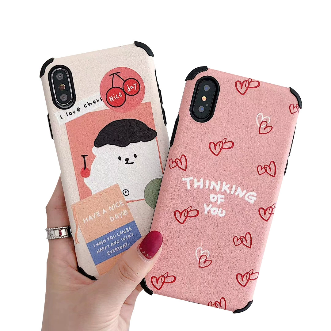 Apple, compatible phone case, cartoon creative protective case, iPhone 16, iphone
