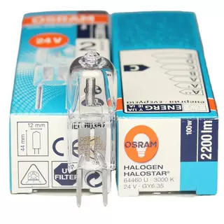 欧司朗灯泡OSRAM 64460U 24V 100W竖灯丝,手术无影灯卤素米泡F