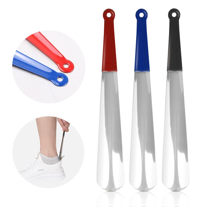 Мягкий резиновый пластиковый рожок для обуви из нержавеющей стали 30 см для пожилых и беременных женщин, устройство для подъема обуви без сгибания для ленивых людей