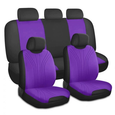 Universal seat cover — and the United States - purple-9-piece-set-five-seats