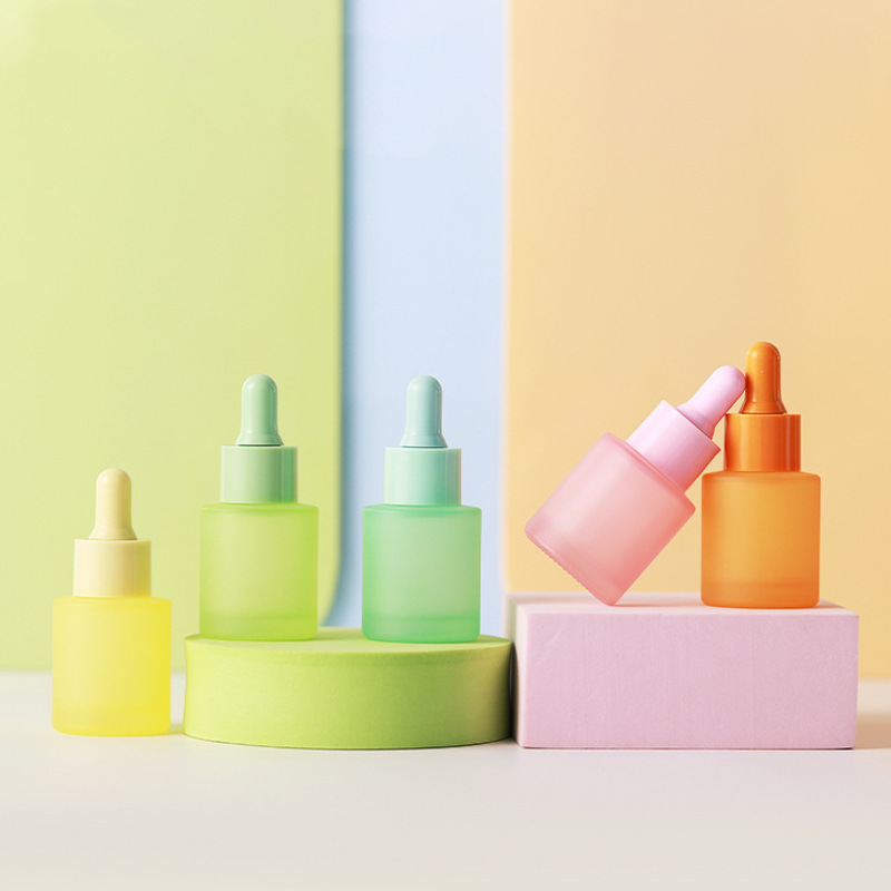 Beiluo スター スポット 20ml マカロン カラーすりガラス エッセンシャル オイル ボトル|undefined