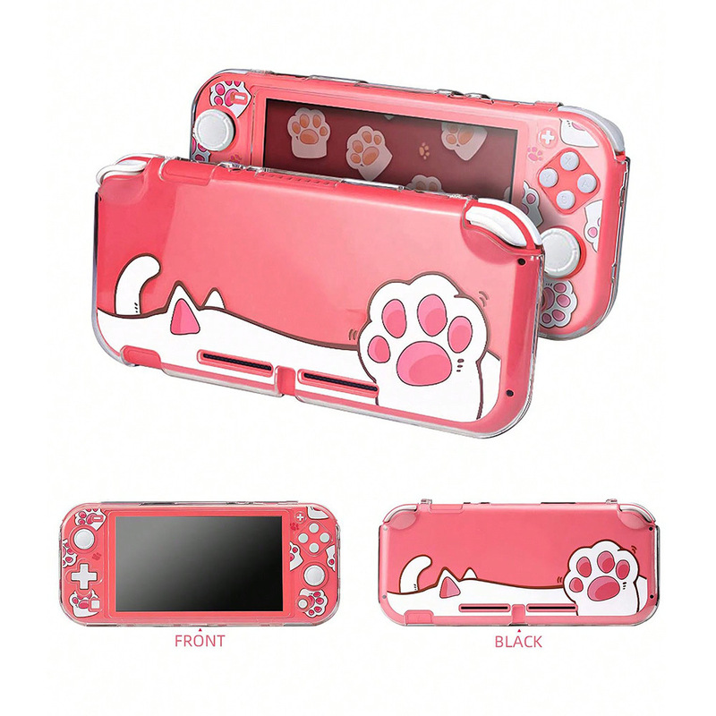 Suitable for Switch Lite Crystal Case Ns Lite Host Personalized Protective Case Cute Cat Claw Crystal Case
