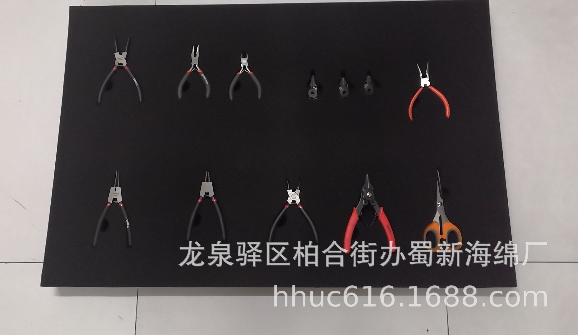 供应工具内衬包装泡沫 工具防震包装海绵 工具箱内衬泡棉