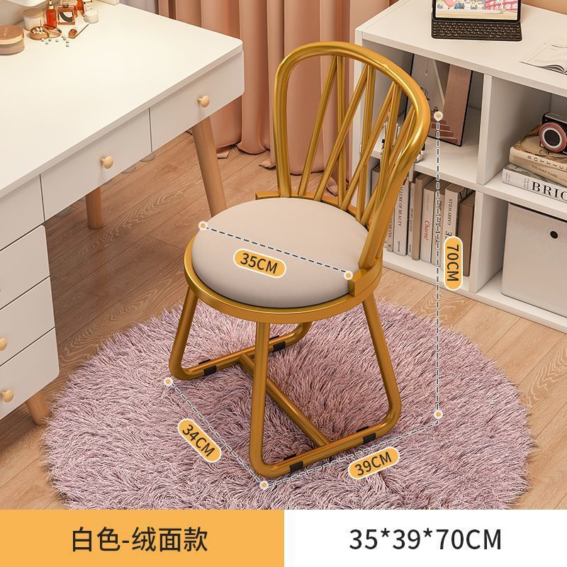 [두꺼운 철골] 황백색의 벨벳 시트 표면