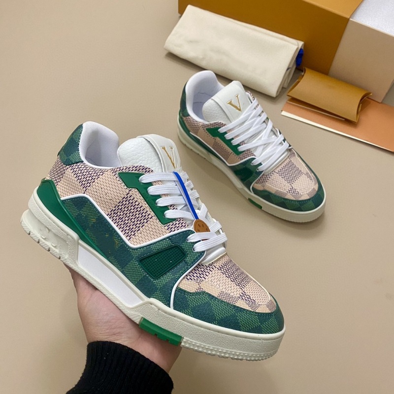 Guangzhou versión superior original puro paquete completo entrenador de asno zapatillas deportivas casuales de cuero para parejas hombres y mujeres skate