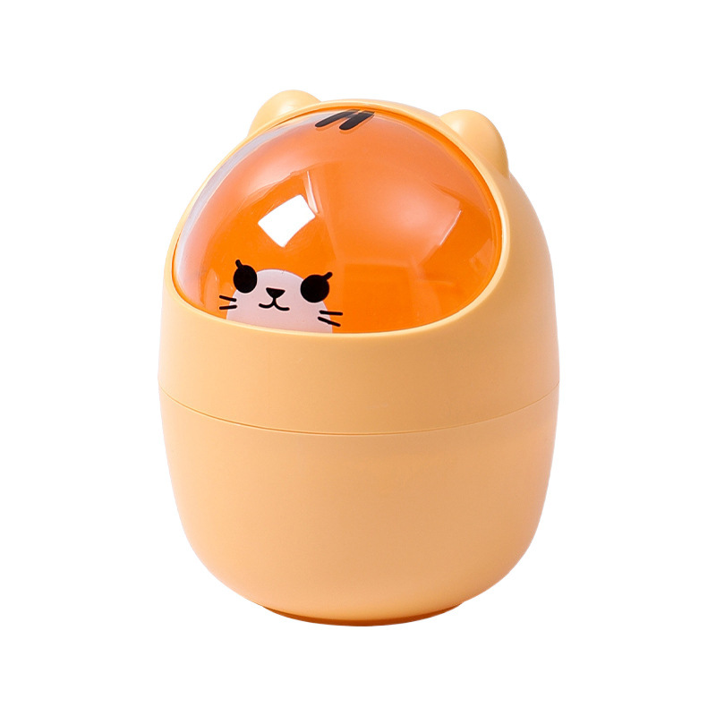 데스크탑 휴지통 귀여운 스몰 사이즈 창조적 인 미니 테이블 다이닝 테이블 사무실 책상 거실 커피 테이블 쓰레기 바구니