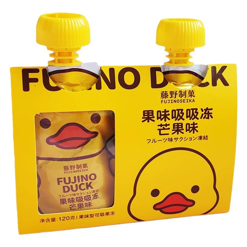 Маленькая желе с желтым утиным ароматом желе оптовая продажа замороженного желе