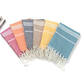 浴巾、沙滩巾;连帽浴巾;抹布、百洁布