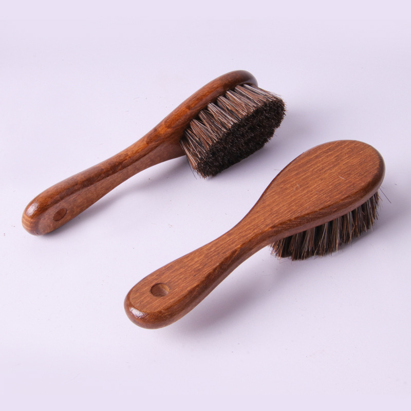 Horsehair Bristle Long-Handled Soft-Bristle Shoe Brush, Bed Brush, Beech Wood Brush, Polishing Shoe Polish Brush, Suede Brush for Polishing Leather Shoes Horsehair Bristle Long-Handled Soft-Bristle Shoe Brush, Bed Brush, Beech Wood Brush, Polishing Shoe Polish Brush, Suede Brush for Polishing Leather Shoes