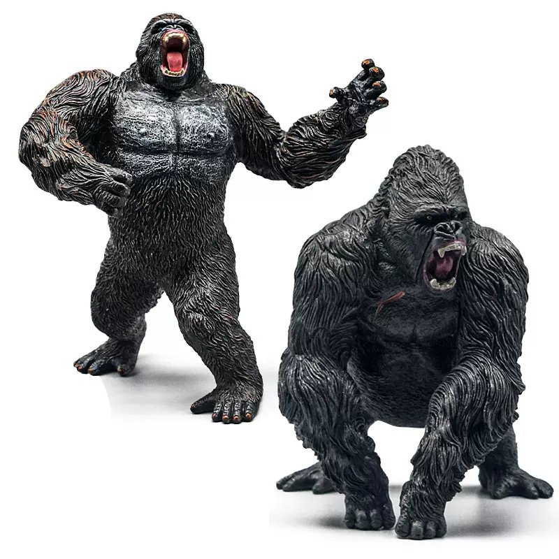 仿真大金刚模型逼真玩具新奇迷你儿童益智地摊玩具大猩猩金刚模型