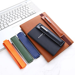 純色の皮革PUの筆のカバーの弾力性のゴムの筆のカバーのタブレットの容量のペンのゴムのペンのペンの傷を防ぐペンの袋