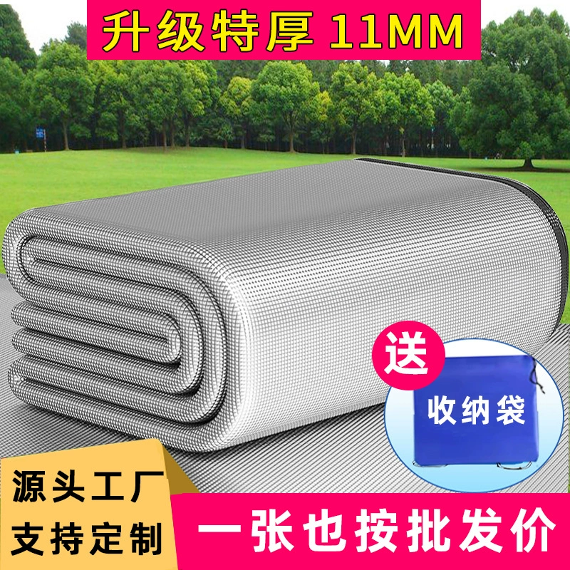 Double-sided handheld beach tent for camping, travel carpet for double, increased thickness