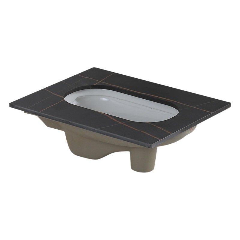 Placa de roca del hogar en cuclillas pan desodorante antideslizante en cuclillas pozo de cerámica urinario inodoro en cuclillas inodoro tanque de lavado traje de baño