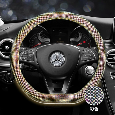 support pillow armrest box cushion – Sürətlər qutusu və əl tormozu başlıqları - colored-diamond-star-steering-wheel-cover-d-type