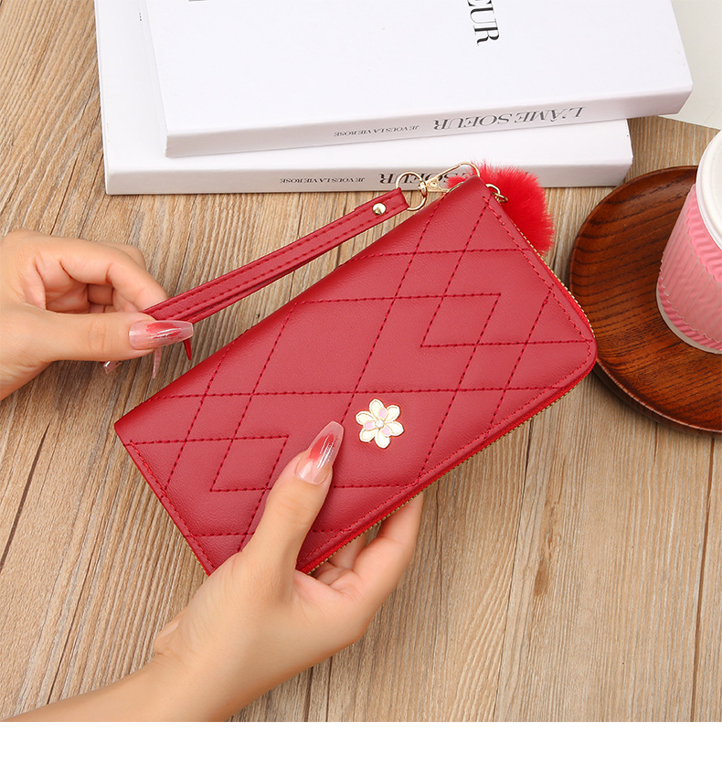 Sac à cartes Portable Simple et Long pour femmes, grande capacité, zéro portefeuille, étui Mobile adapté, nouvelle collection 2023_voghion.com