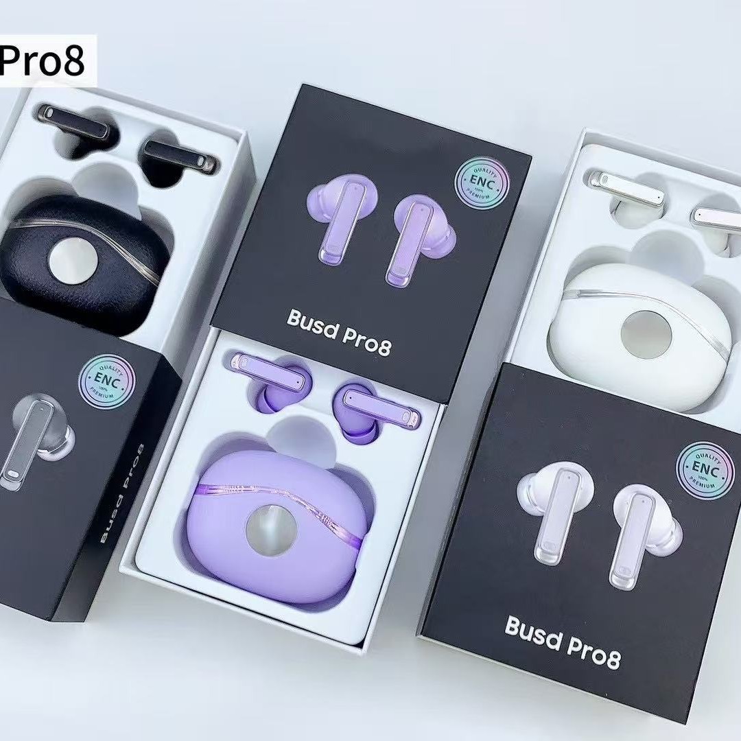 Nuevos productos de comercio exterior Busd PRO8 auriculares Bluetooth inalámbricos TWS auriculares deportivos para juegos unisex en los oídos image 4