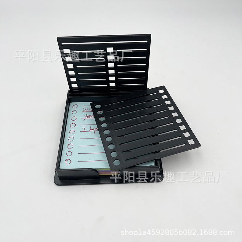 Cross-border Amazon New POST-IT NOTE TEMPLATE Double Plugs Convenience Stick Template Storage Box