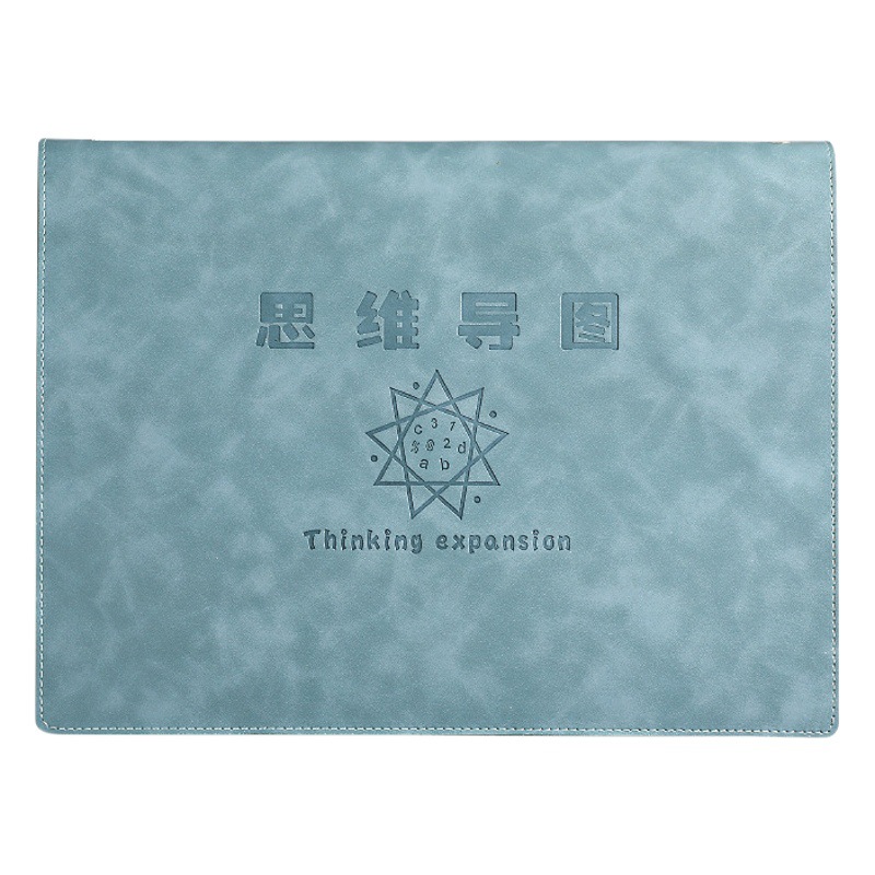 Mapa de la mente cuaderno a4B5 cuaderno de hojas sueltas desmontable estudiante simple examen de ingreso de posgrado Aprendizaje de cuero suave en stock al por mayor