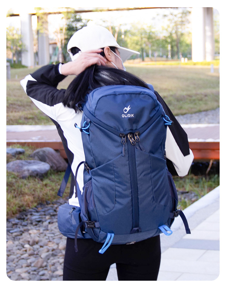 Outdoor Backpack in Use