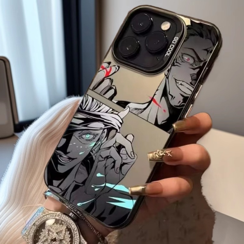 越境アニメ対応 Apple 17 Pro Max 携帯ケース 個性的で元気なケース iPhone 16/15/14 欧米風 13|undefined