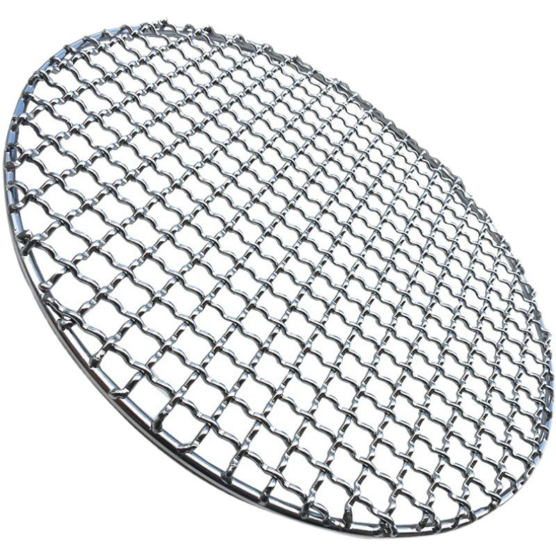 Оптовая продажа круглой сетки для барбекю из нержавеющей стали 304, портативная, для улицы, коммерческого использования, для заваривания чая