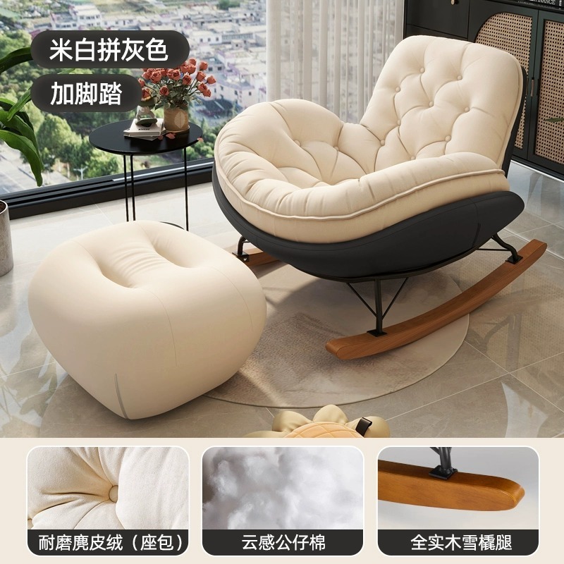 Silla de pingüino de lujo ligera, sofá único, silla de asiento, balcón para adultos, sofá casero, sofá de cama