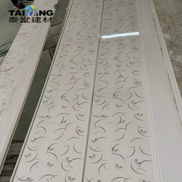 Exportado a Filipinas refuerzo de PVC acero plástico techo techo refuerzo blanco PVC panel
