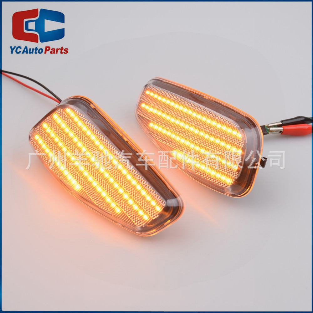 Aplicable a jeep hombre libre renegado 14-21 agua corriente LED guardabarros luz lateral ala dirección luz lateral
