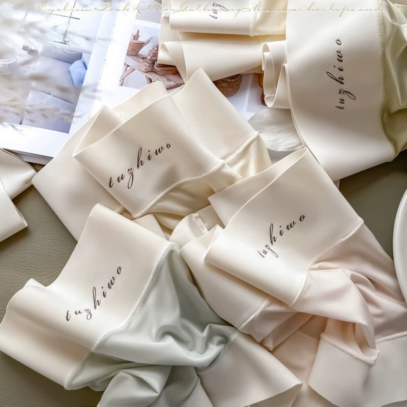 Ultra thin silk underwear, trousers, pants, high waist