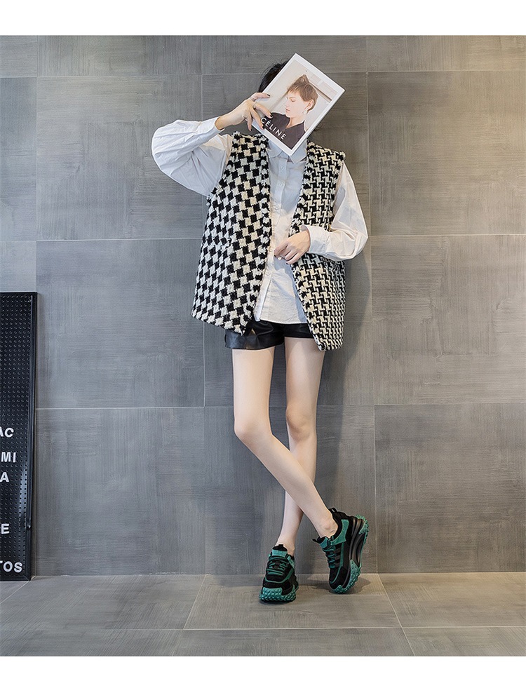 Fleece-lined Full-leather Dad For Women, 2026 Winter New Model, Thick-soled Sneakers, Casual, Fashionable, Versatile_vogvips.com