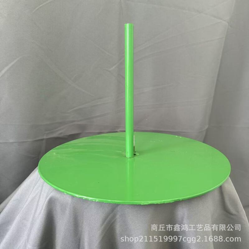 新しい紙花アートベース、結婚式用小道具、鉄製円盤ベース、巨大な紙花アート素材、花茎、スチール製ベース|undefined