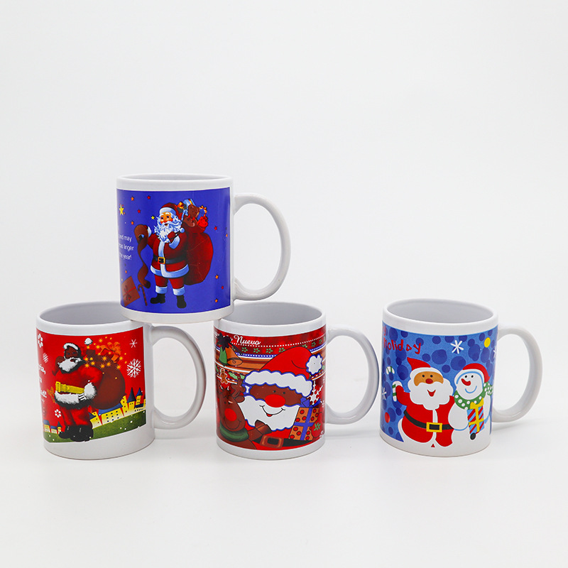 12OZ flor asada taza de cerámica recta taza de cerámica taza de agua creativa taza de leche taza de café al por mayor