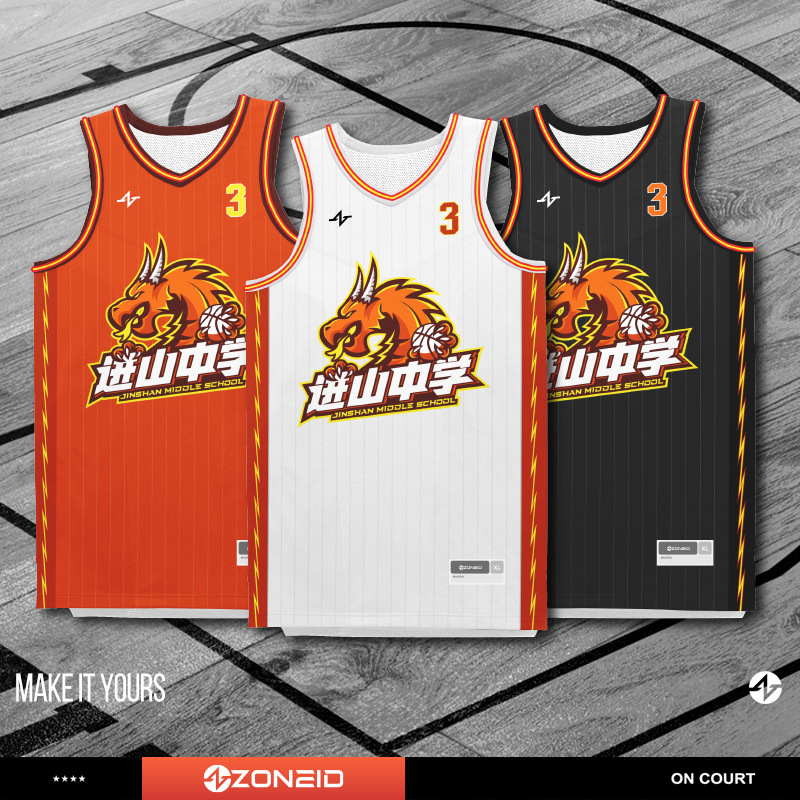 Zoneid Full-Print Basketball Uniform Set Professional Training Game Quick-Drying Breathable Shooting Uniform Digital Printed Jersey