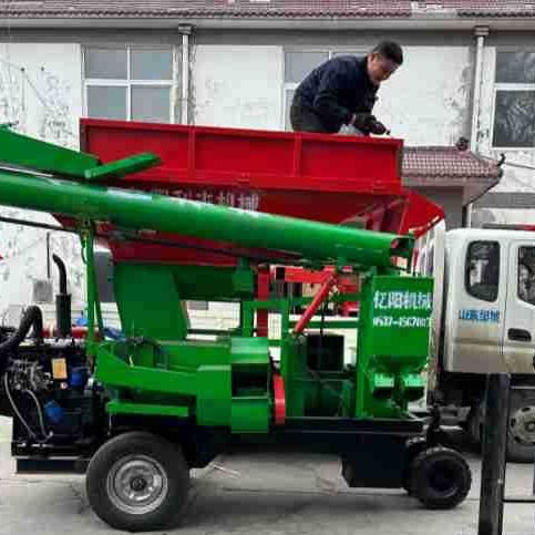 谯城移动式脱粒机 大型脱粒机报价