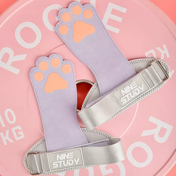 Women's Hard Pull Booster Band Cowhide Palm Guard Pull-up Dumbbell Gloves Fitness Wrist Band Horizontal Bar Weightlifting Grip Belt
