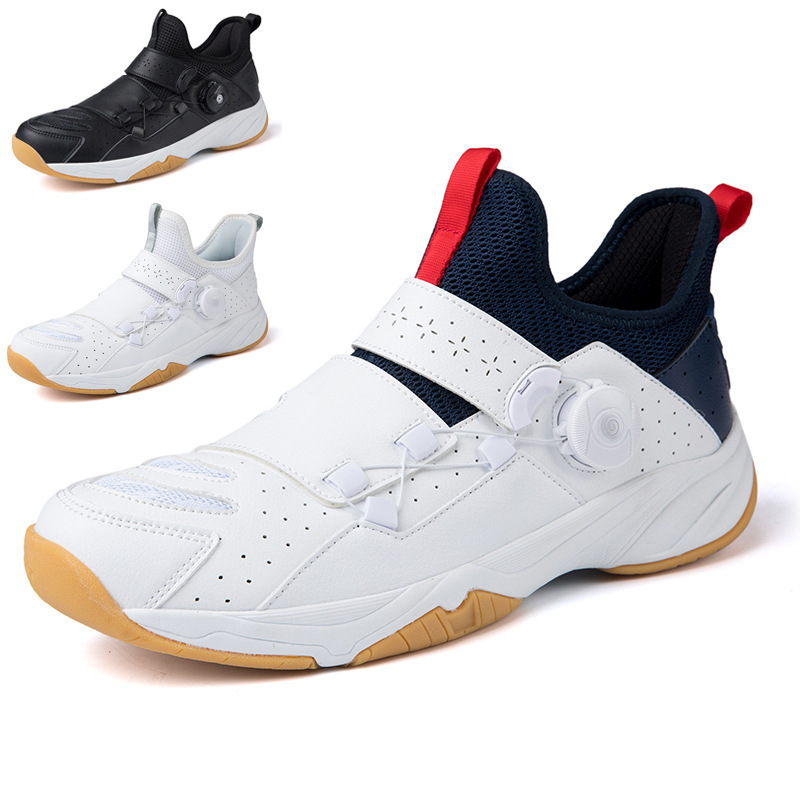 Badminton Shoes for Men, Youth Sports Shoes, Competition Training Shoes, Breathable Professional Tennis Shoes, Non-Slip and Wear-Resistant Men's Shoes