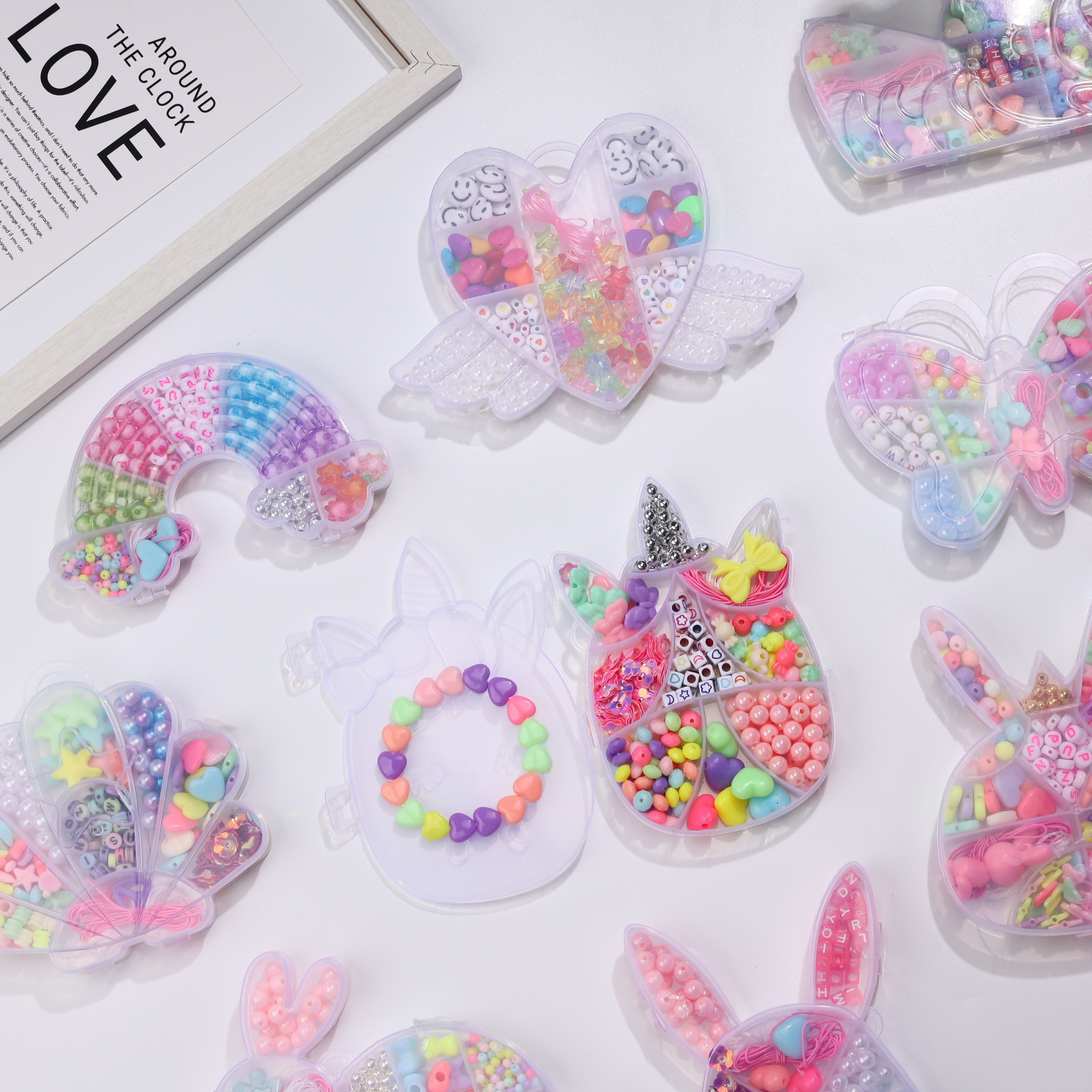 Girl'S Heart Shape Plastic Table & Floor Games Dress Up & Pretend Play display picture 1