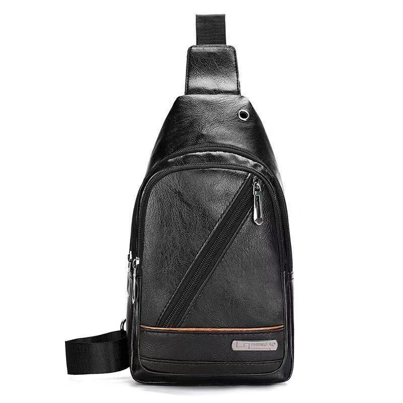 2025 nuevo estilo coreano simple bolso de pecho de hombre de bolso de hombro impermeable de moda casual mochila de viaje universal